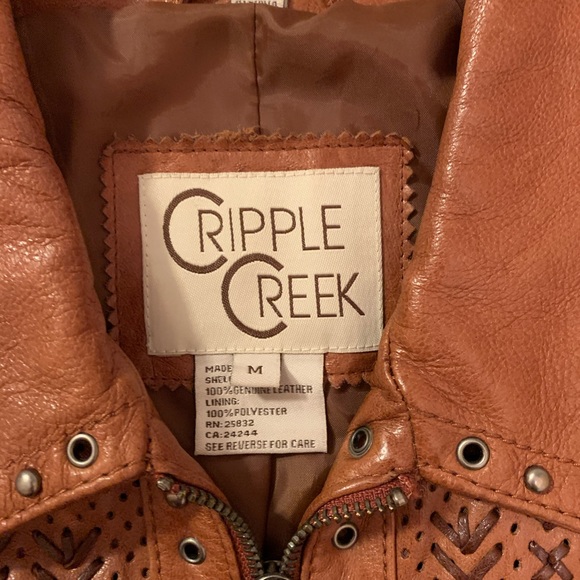 Medium Cripple Creek Leather Jacket - Picture 4 of 5